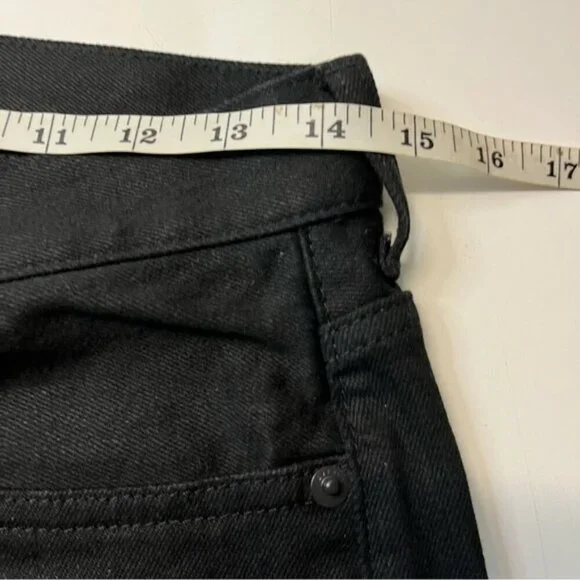 Everlane High Rise Slim Straight Black Jeans, Size 26 - Picture 10 of 12